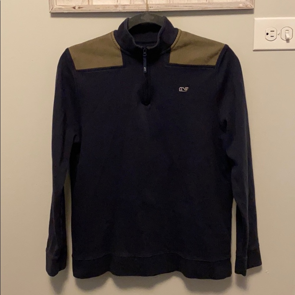 Vineyard Vines 1/4 Zip Pullover Sweatshirt Boys XL